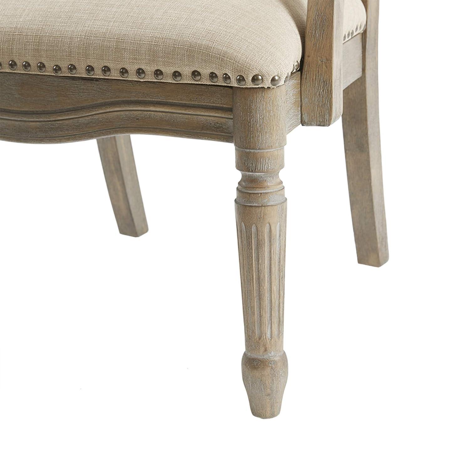 Brentwood Traditional Exposed Wood Armchair