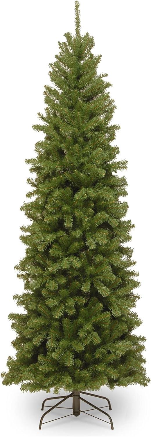 6.5' Pencil Slim North Valley Spruce Artificial Christmas Tree - National Tree Company