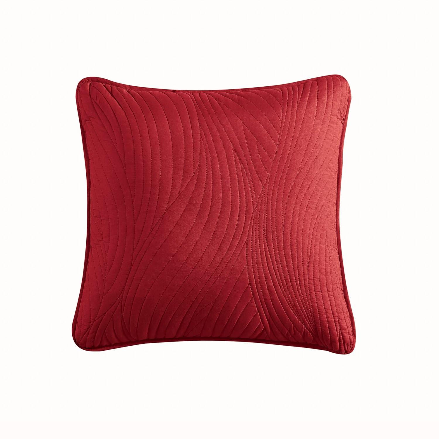 Brielle Stream Embroidered Reversible Throw Pillow