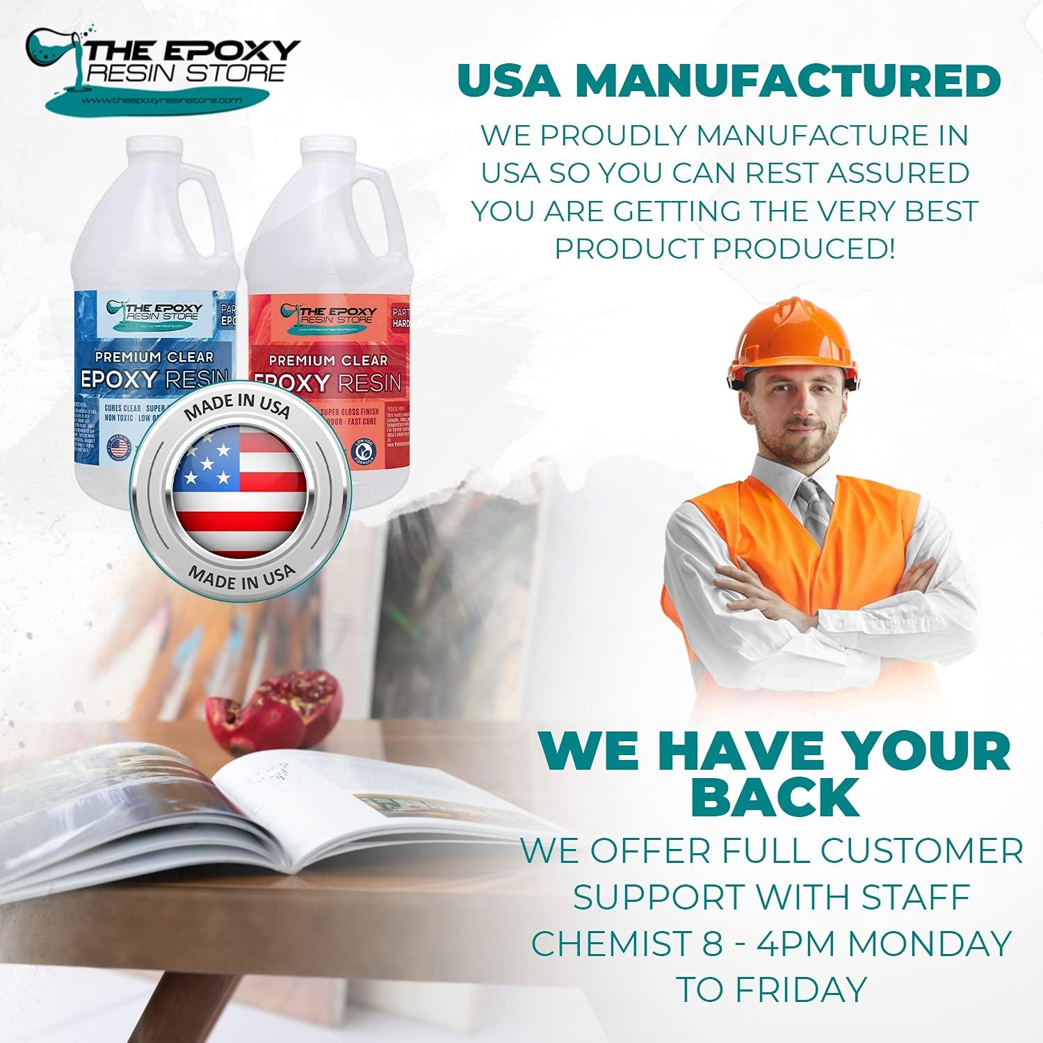 Premium Clear Epoxy Resin Two Gallon Kit for All Applications