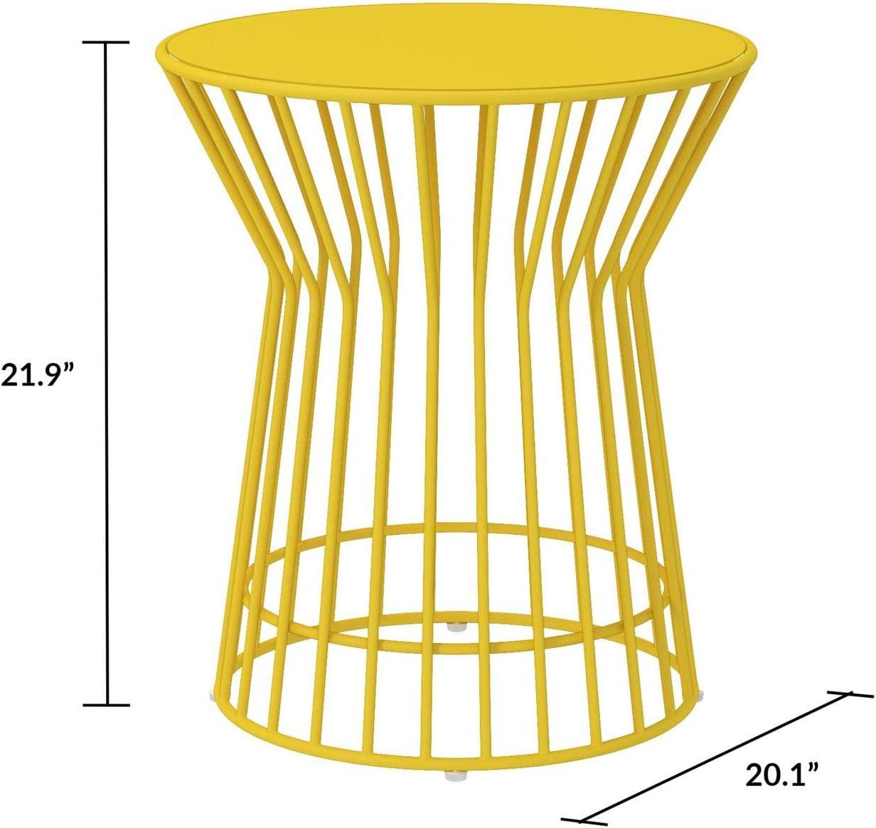 Roberta 20.08'' Metal Outdoor Side Table