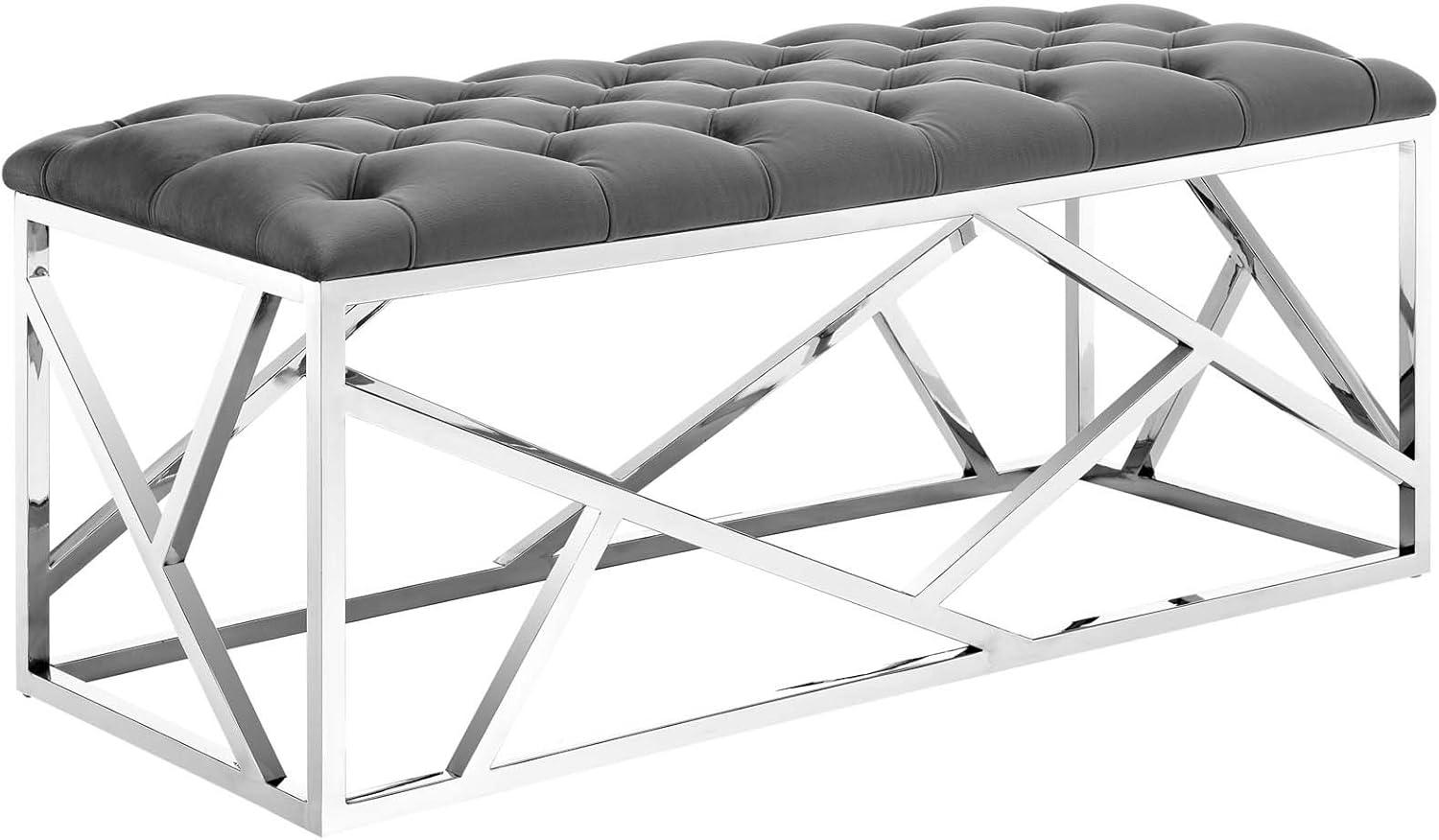 Orchid Sebastian Button-tufted Bench by Modway