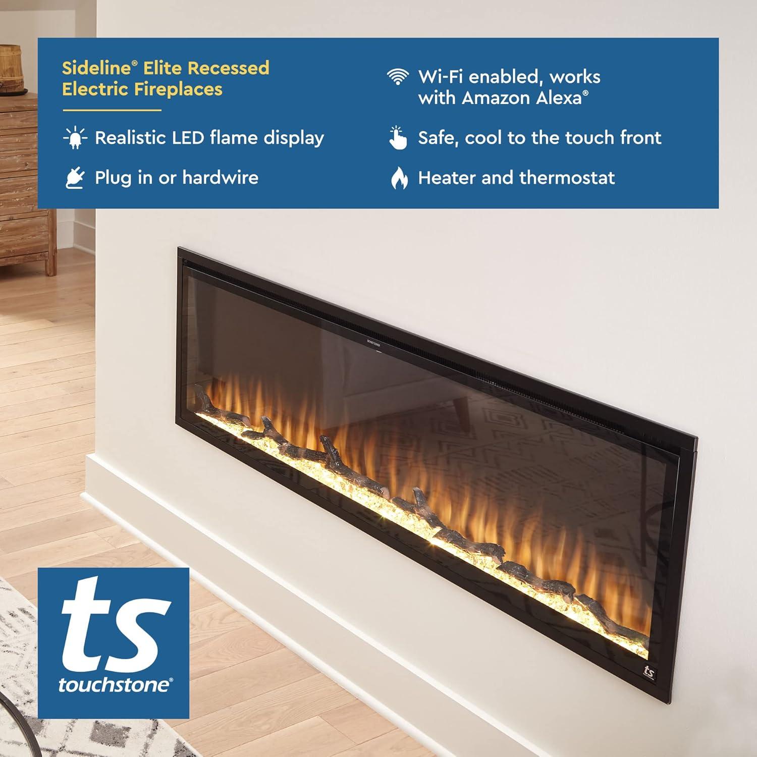 Sideline Elite Smart Electric Fireplace