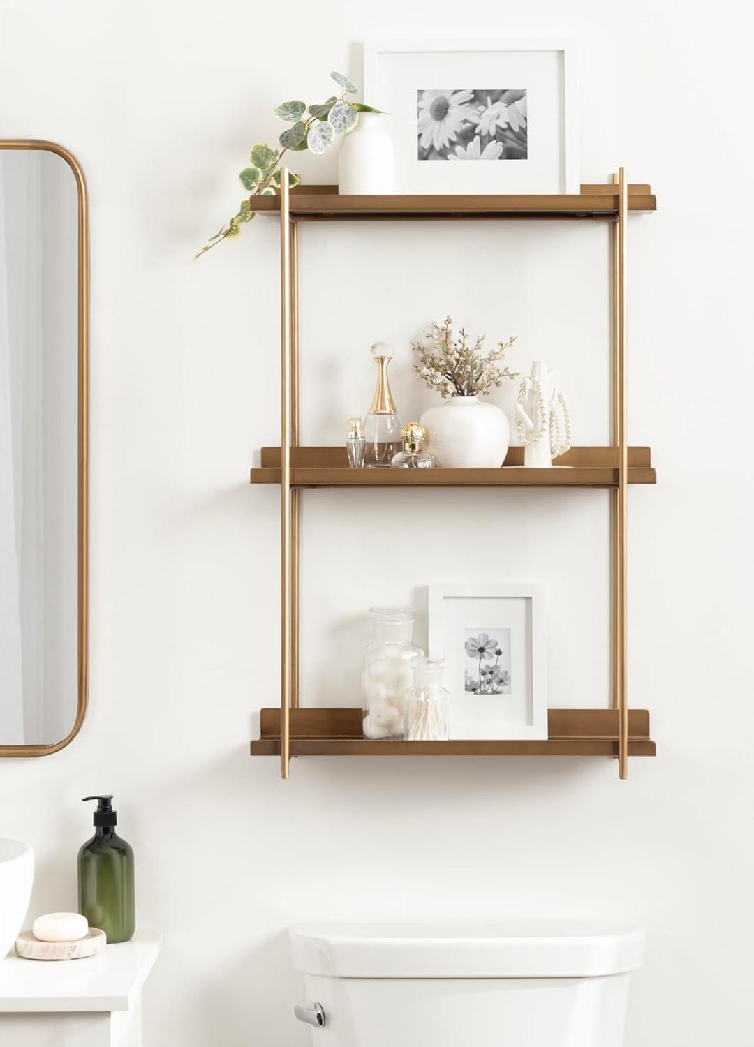 Kate & Laurel All Things Decor Dominic Tiered Wall Shelf