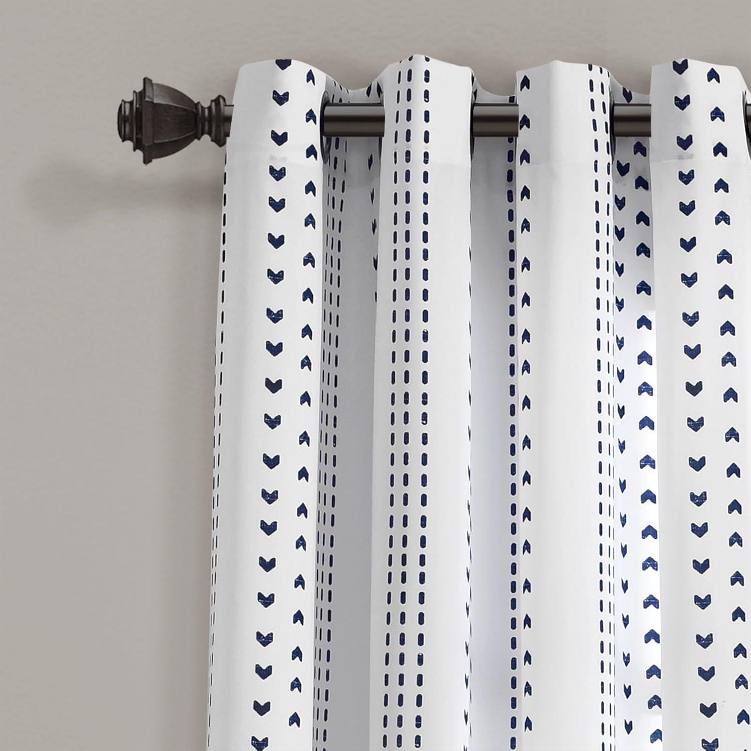 Lush Decor Semi-Sheer Curtain Panels (Set of 2)