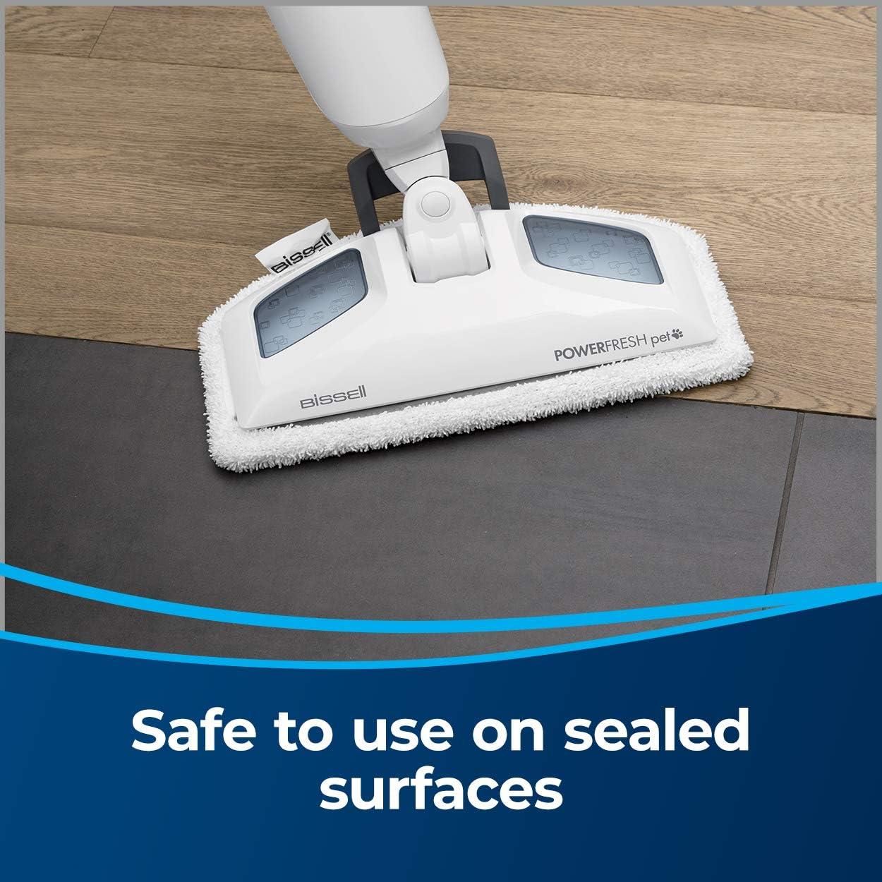 BISSELL 19404 BISSELL PowerFresh Pet Scrubbing & Sanitizing Steam Mop for Hard Floors 19401