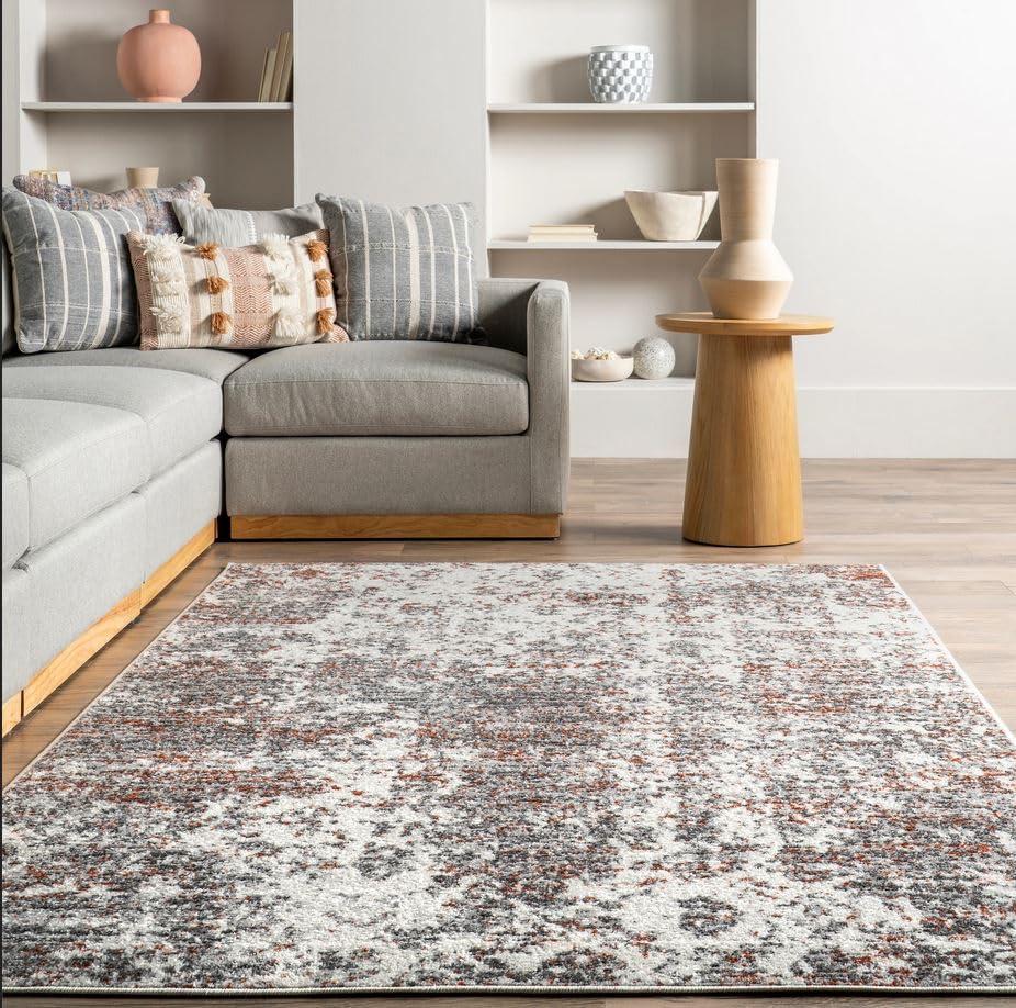 nuLOOM Deedra Modern Abstract Area Rug, 2' 5" x 9' 5", Runner, Deedra Grey