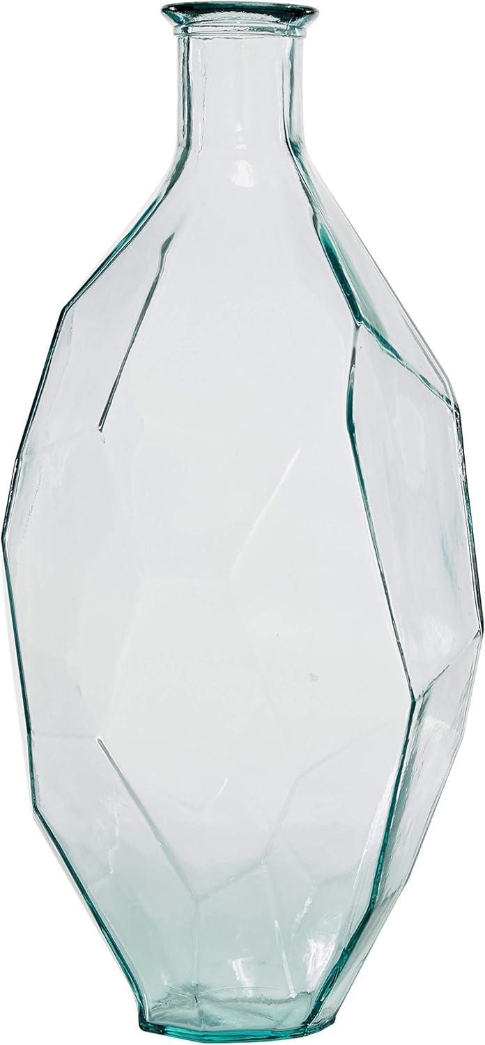DecMode 23" Spanish Recycled Glass Vase