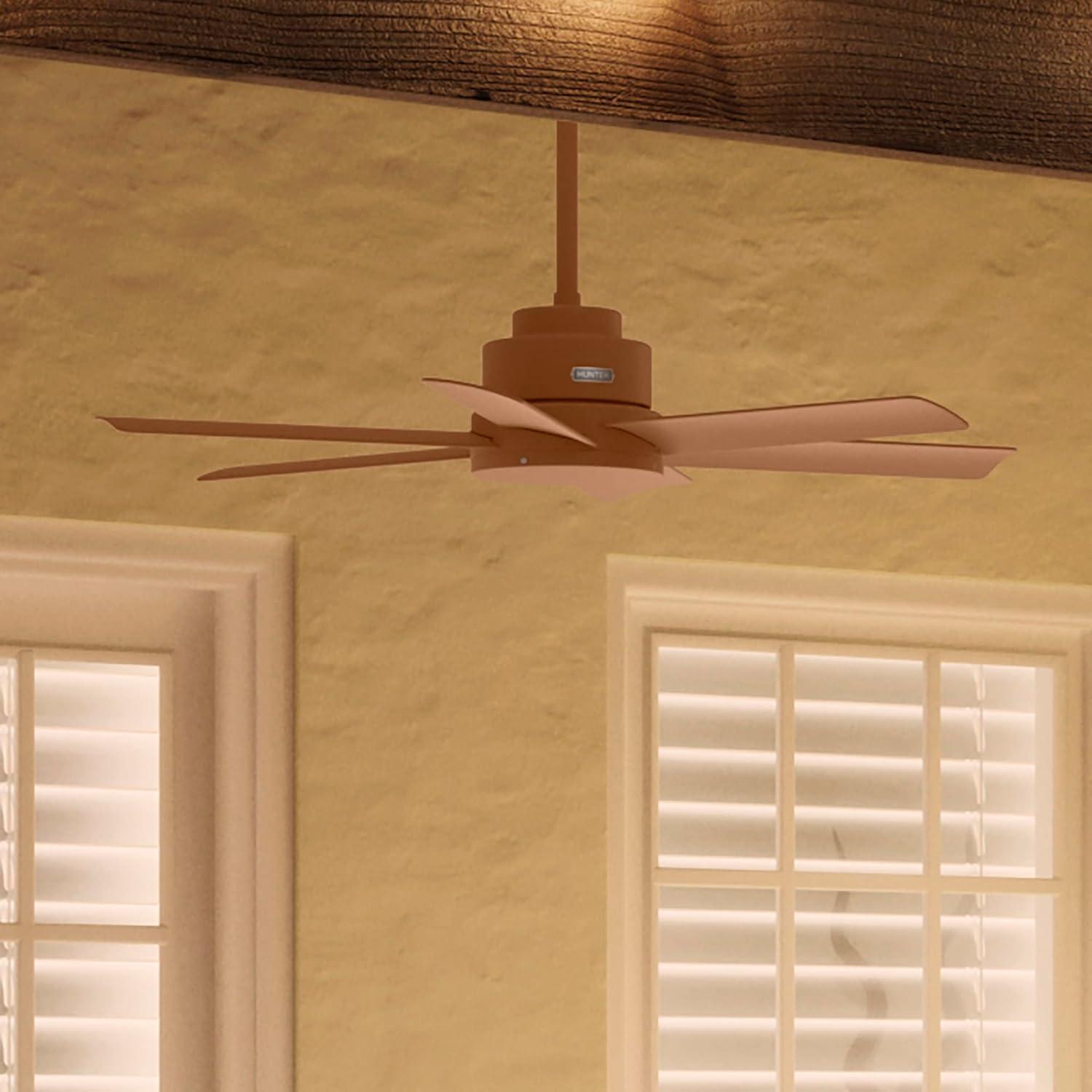 44" Kennicott 6 - Blade Outdoor Standard Ceiling Fan with Wall Control