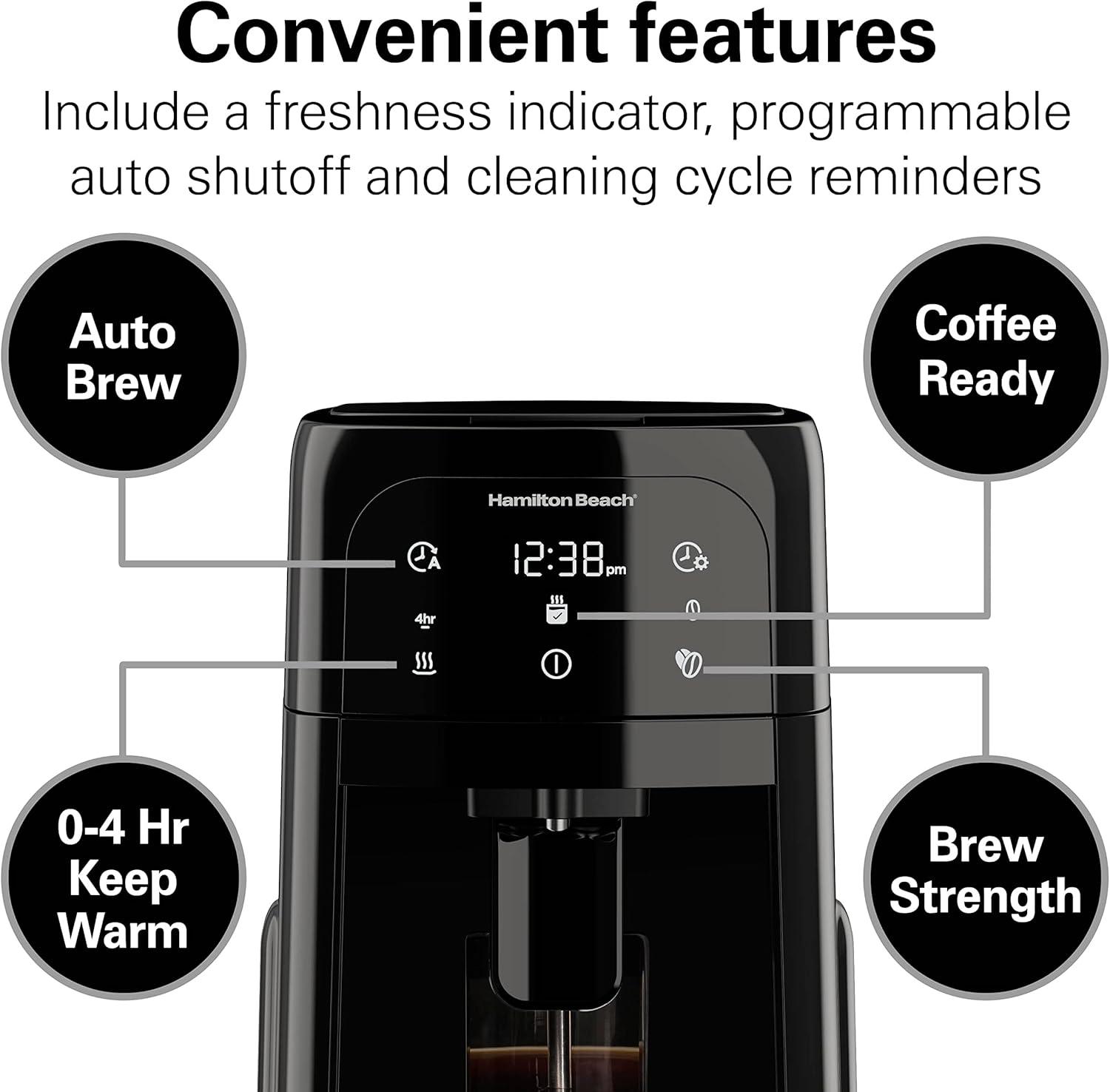 Hamilton Beach One Press Dispensing Coffee Maker