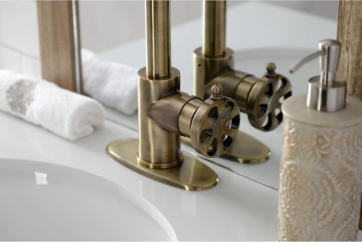 Belknap Single Hole Bathroom Faucet with Drain Assembly