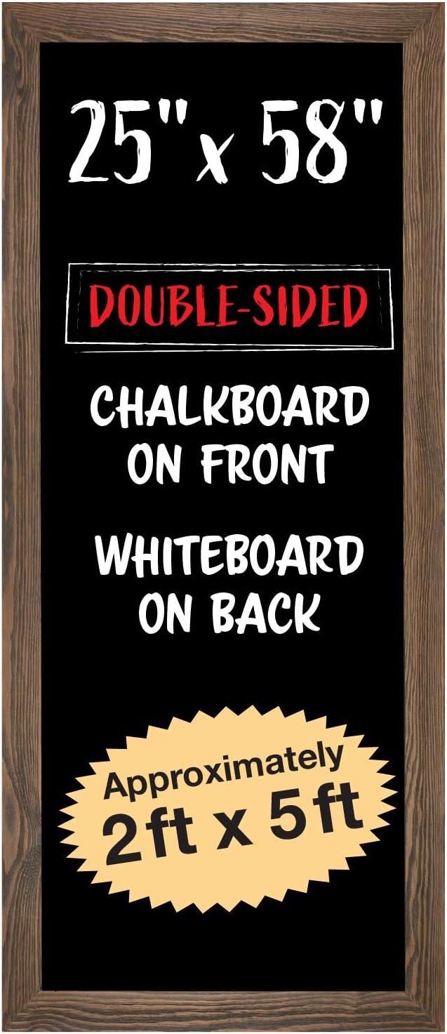 Wall Steel Magnetic Chalkboard, Framed Magnetic Board for Wall, Durable Magnetic Chalkboard for Home, Office, or Classroom Display