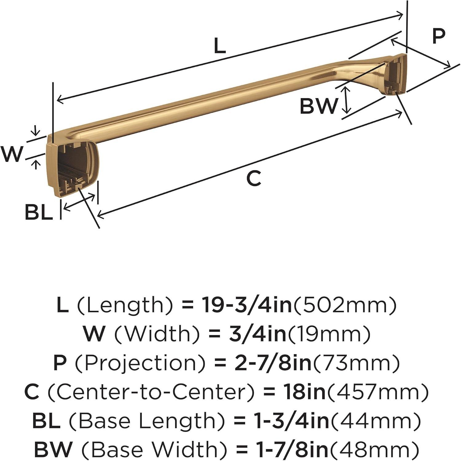 Amerock Revitalize Wall Mounted Towel Bar