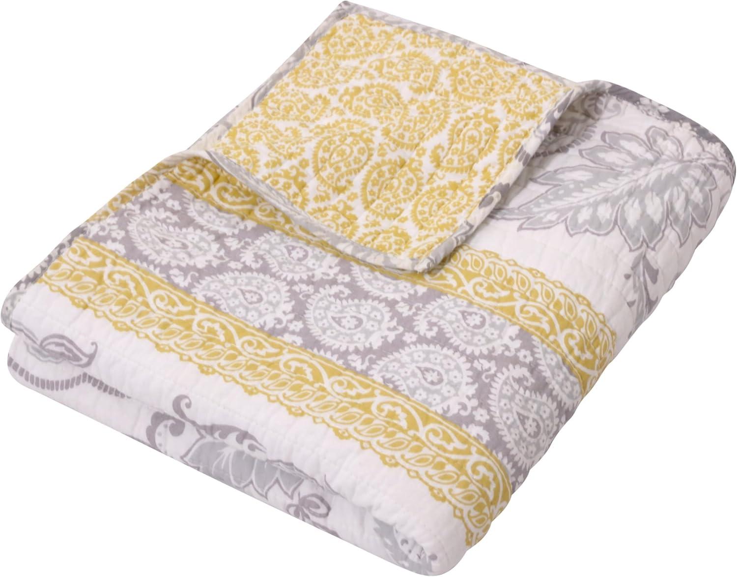 St. Claire Quilted Throw  - Multicolor - Levtex Home