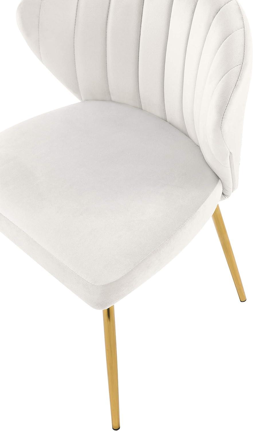 Meridian Furniture Finley Cream Velvet Dining Chair (Set of 2)