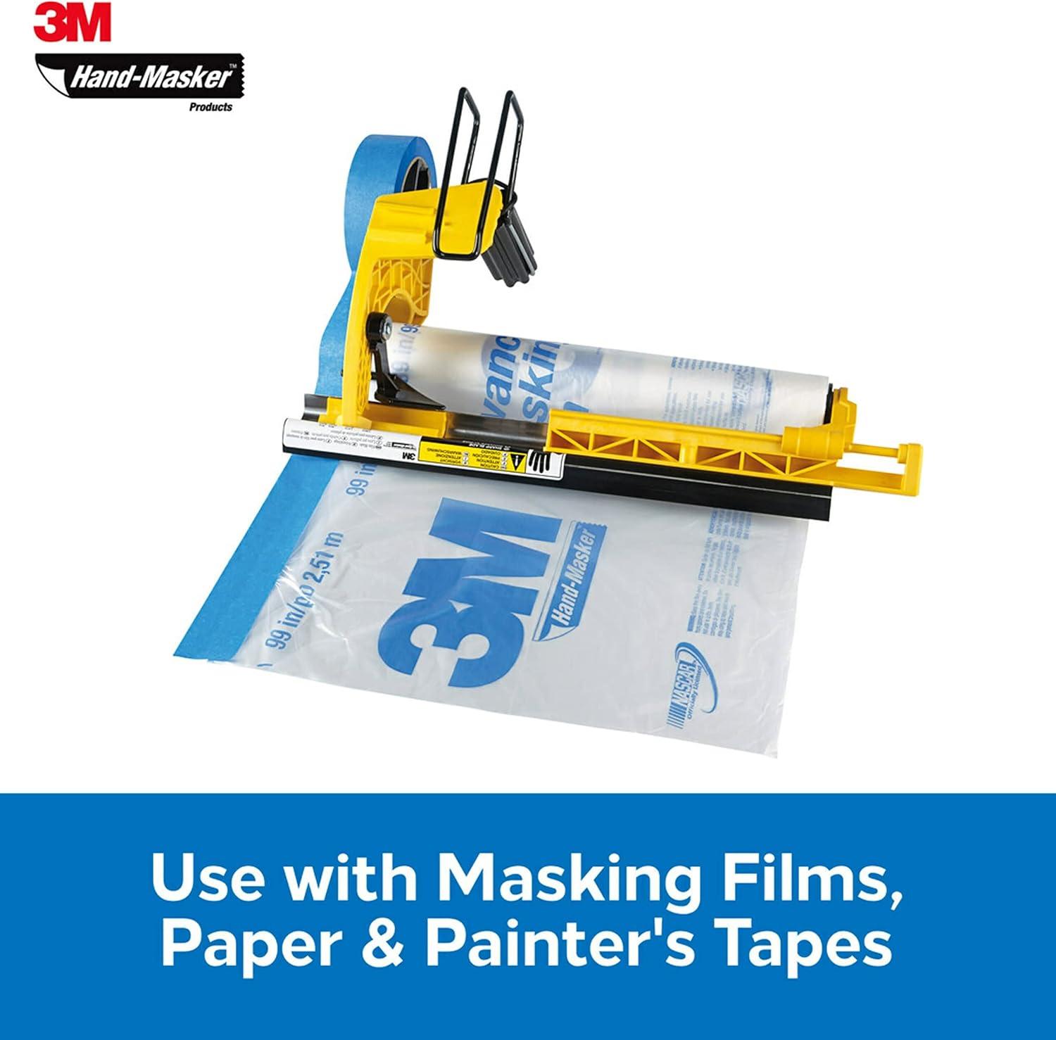 3M Yellow Handheld Masking Tape Dispenser