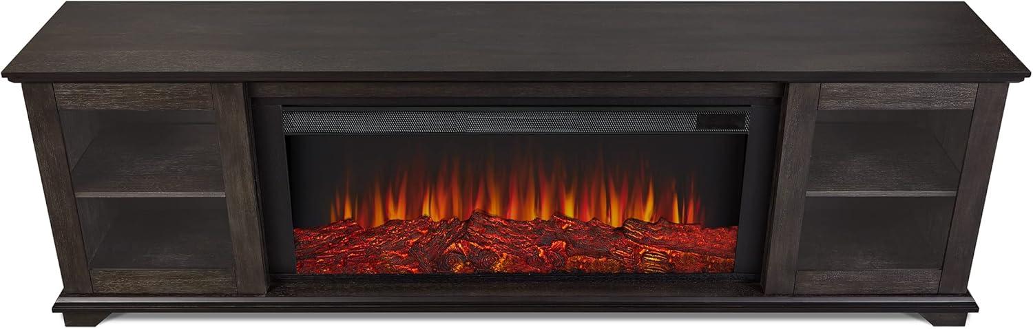 Real Flame Benjamin 81" Landscape TV Stand with Electric Fireplace by Real Flame