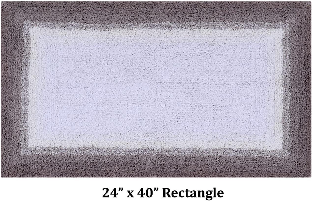 Better Trends Torrent 100% Cotton Tufted Non- Slip Backing Bath Rug 24" x 40" Rectangle - Beige