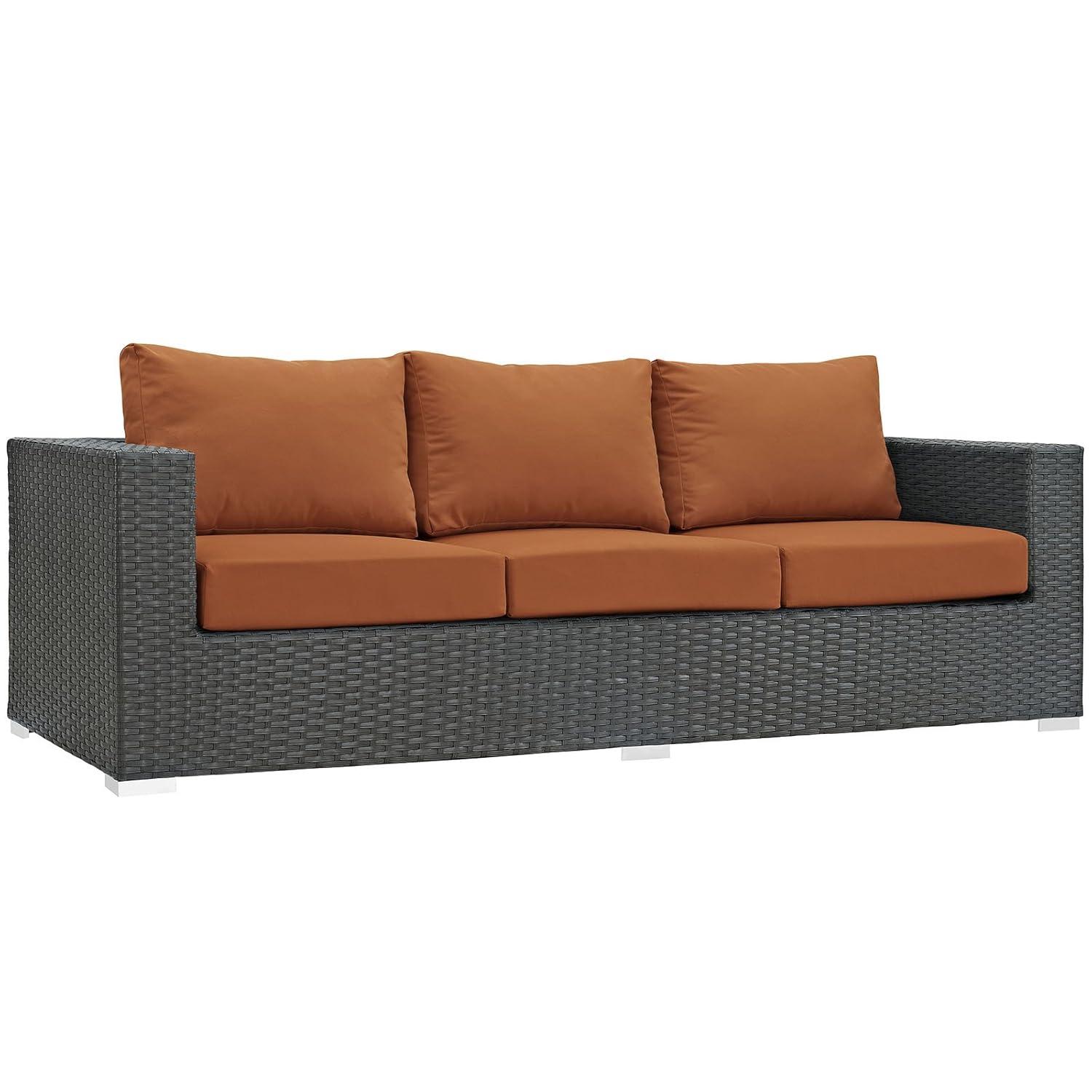Modway Stopover Outdoor Patio Sunbrella Sofa