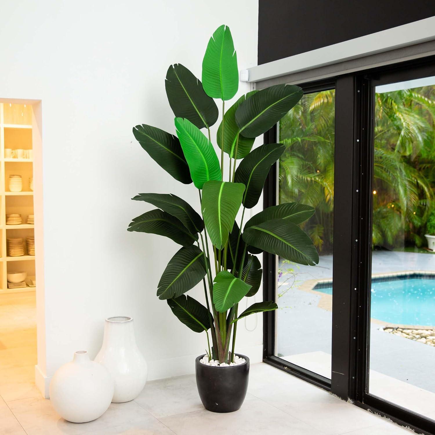 Nearly Natural 8’ Traveler's Palm Artificial tree