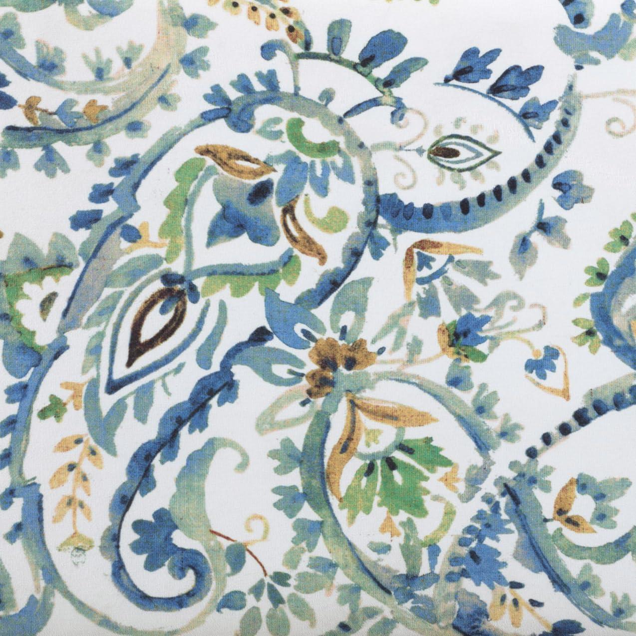 Convenience Concepts Designs4Comfort Winslow Storage Ottoman, Paisley Fabric