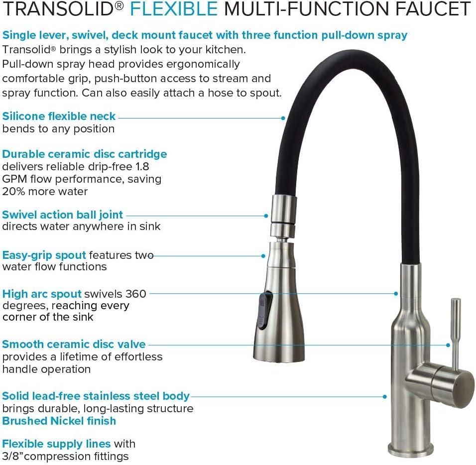 Flexible Multi-Function Faucet Single-Hole Laundry Faucet