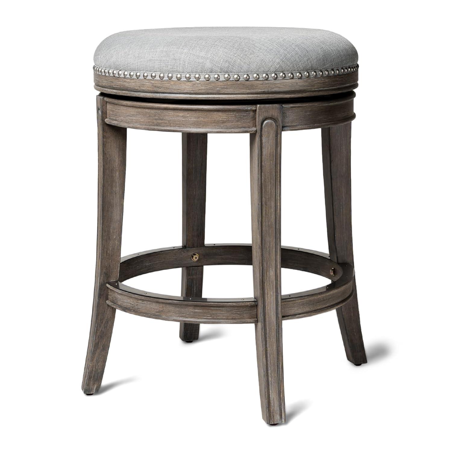Maven Lane Maven Lane Alexander Stool with Fabric Upholstery
