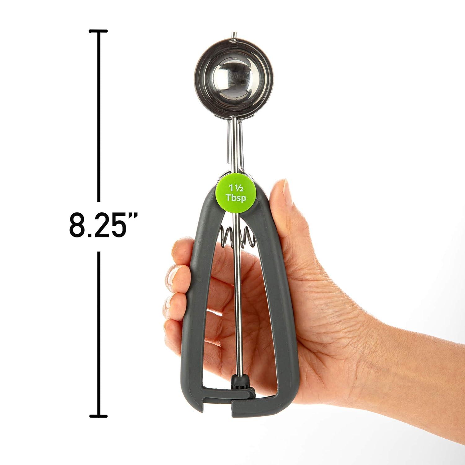 Prep Solutions 1.5 Tbsp. Stainless Steel, Quick-Release Cookie Scoop