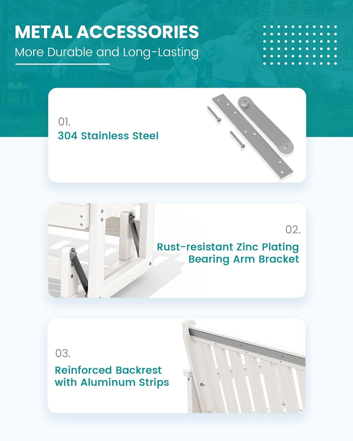 Traditional Garden 48" Glider