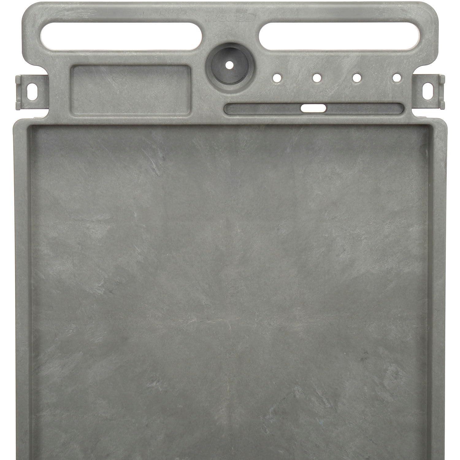 Plastic 3 Tray Shelf Industrial Strength Service & Utility Cart, 44” x 25-1/2”, 8" Pneumatic Wheels