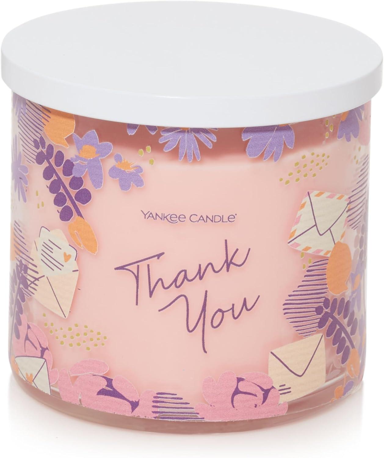 Yankee Candle Thank You 3-Wick Candle, Pink Sands, 14.5 oz.