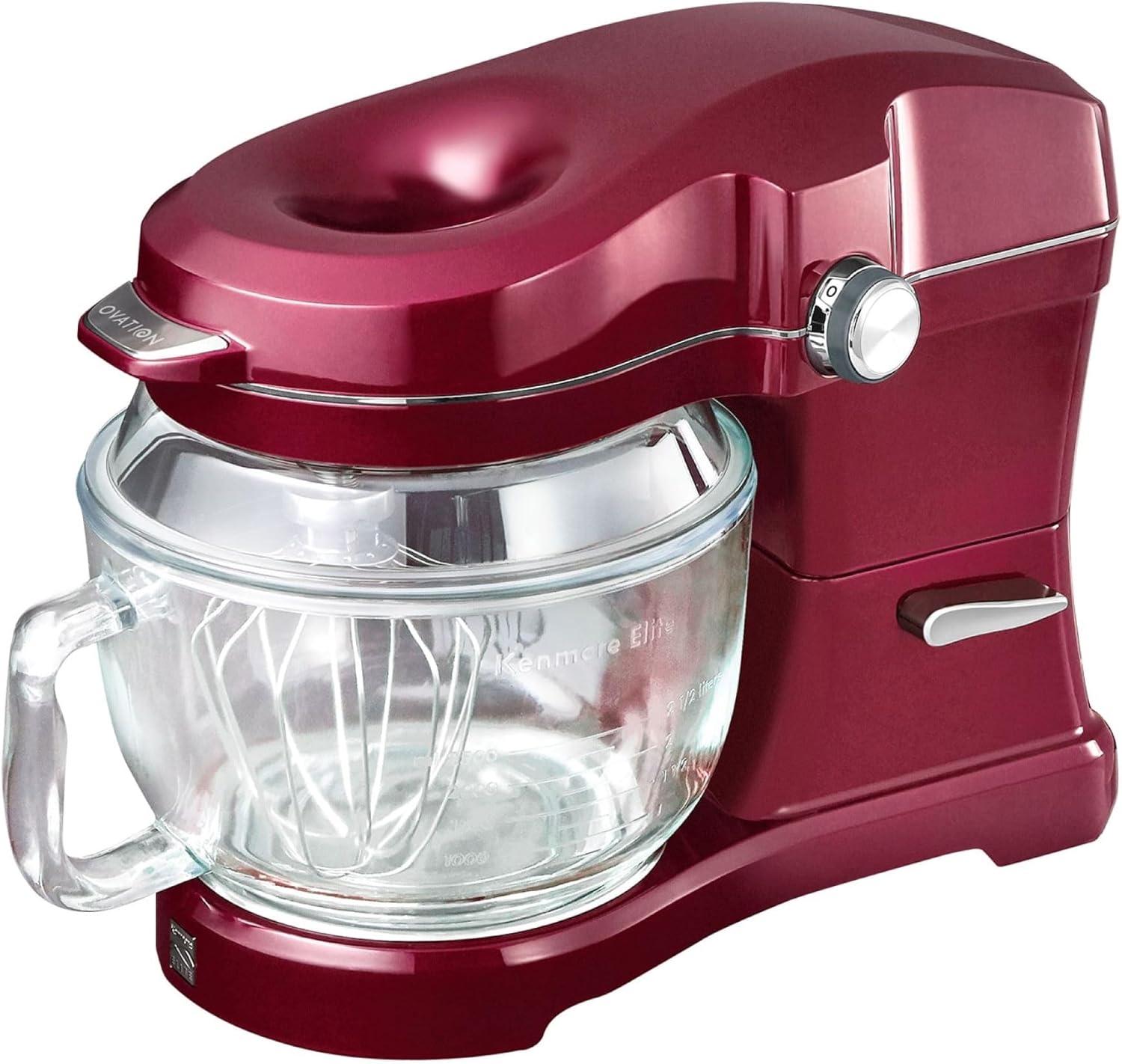 Kenmore KKEOVSMR Kenmore Elite Ovation 5 Qt. Stand Mixer with Pour-In Top, 500W