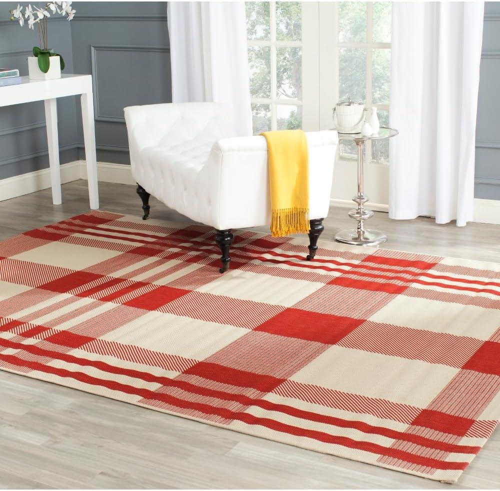 Courtyard Performance Plaid Rug