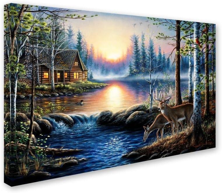Trademark Fine Art -Chuck Black 'Total Bliss' Canvas Art - 22''x32''