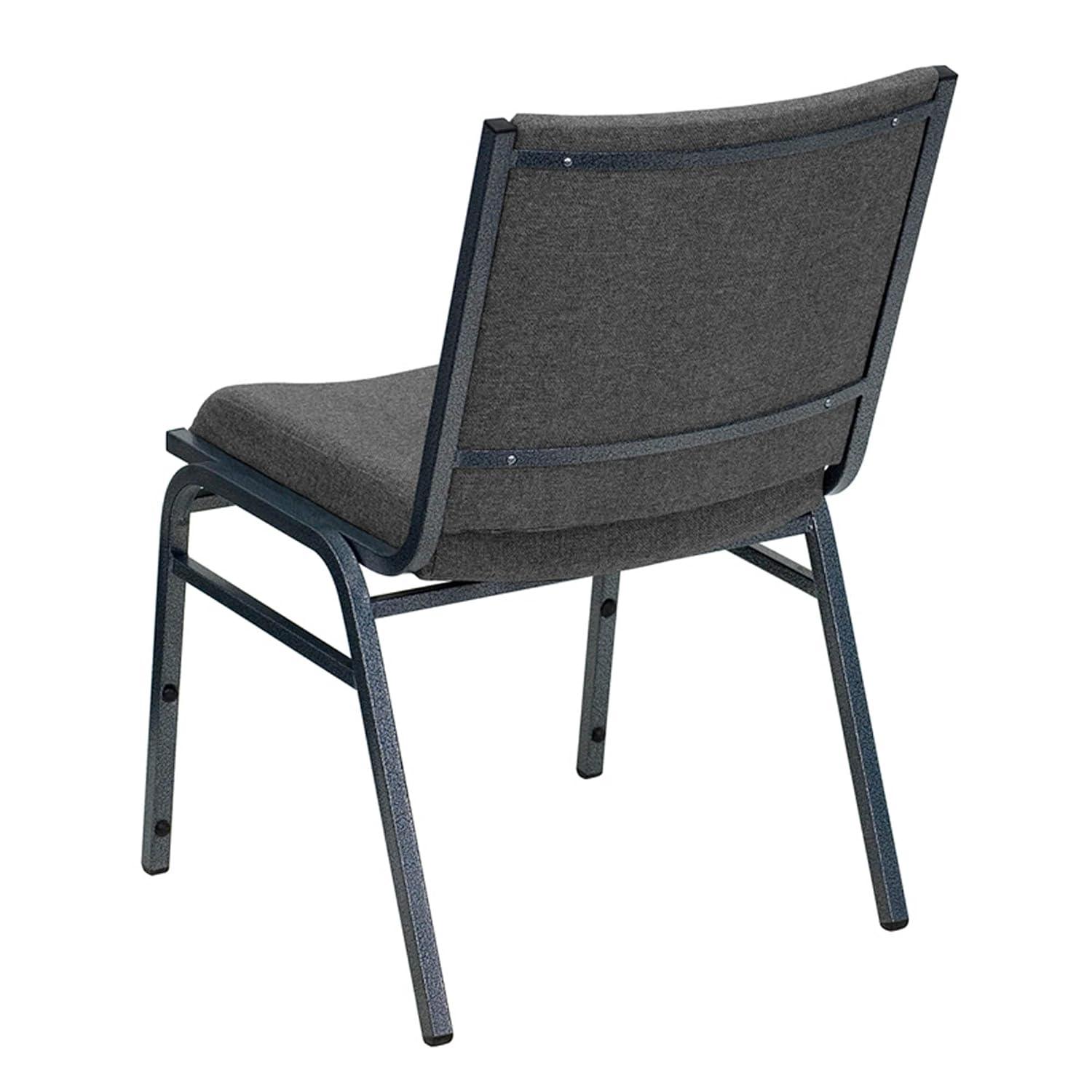 Flash Furniture HERCULES Series Heavy Duty Gray Fabric Stack Chair