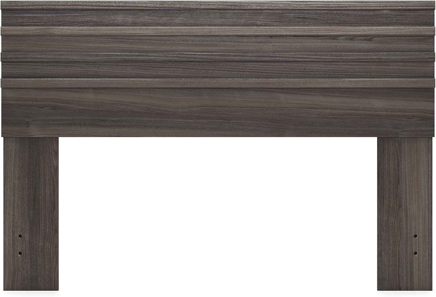 Queen Brymont Panel Headboard Dark Gray - Signature Design by Ashley: Laminated Wood, 50.98" Height, Box Spring Required