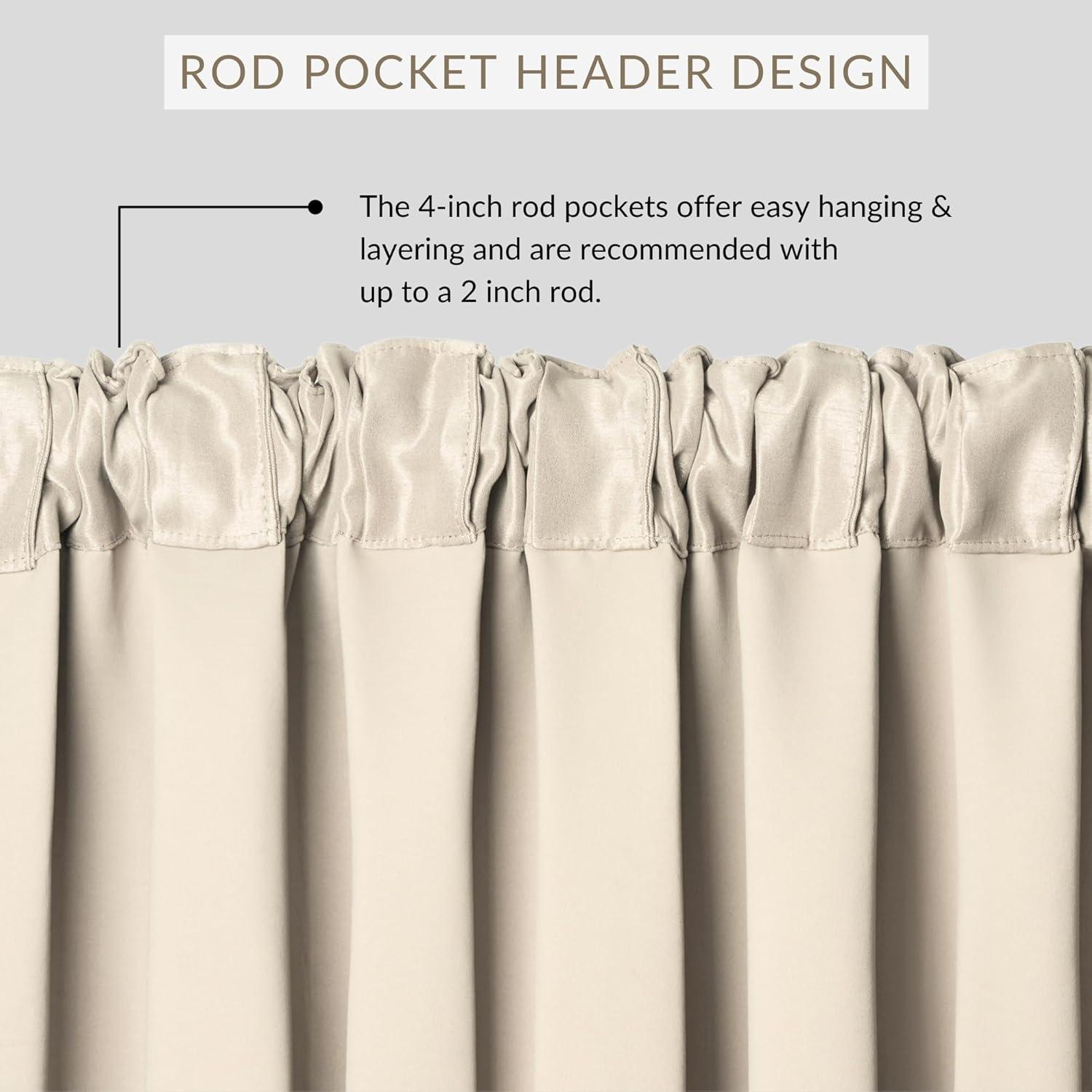 All Seasons Single Waterfall Window Valance - 52" x 36" - Ivory - Elrene Home Fashions