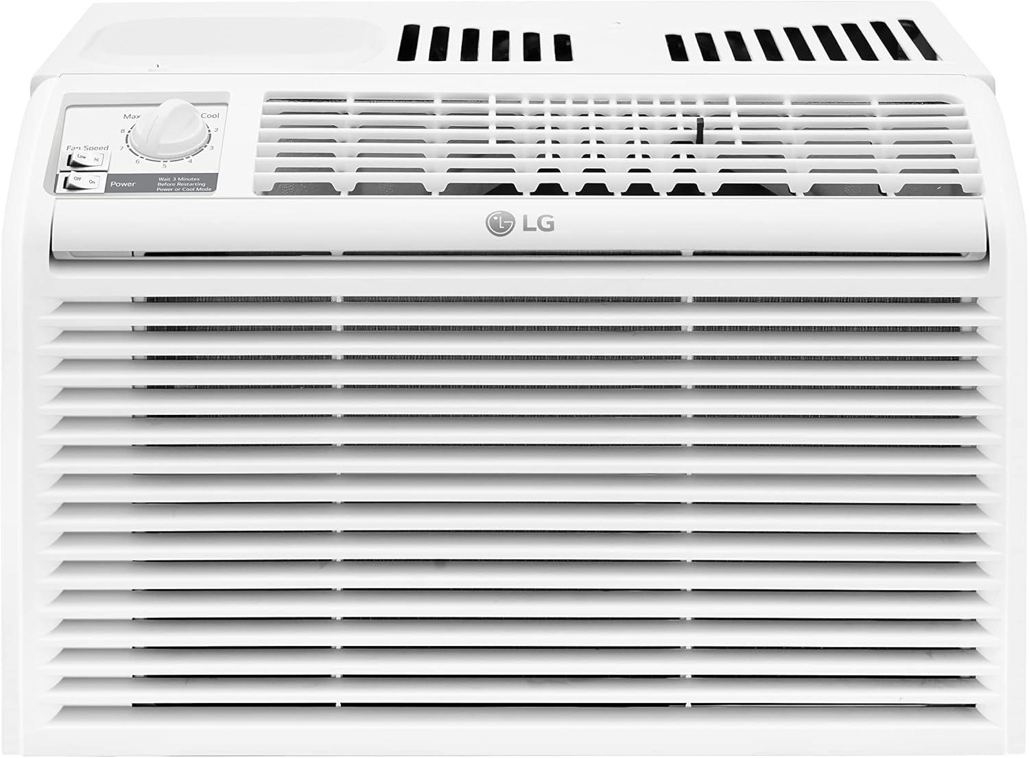 LG 5,000 BTU Window Air Conditioner with Manual Controls