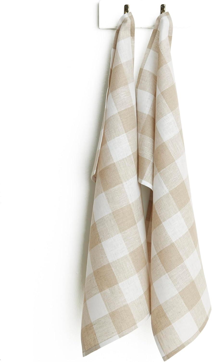 Buffalo Checks - 100% Pure Linen Kitchen Towel