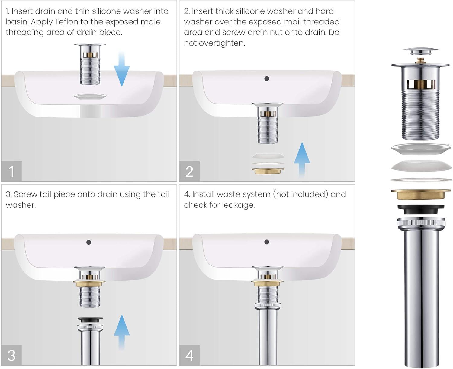 Cube Single-Hole Single-handle Bathroom Faucet