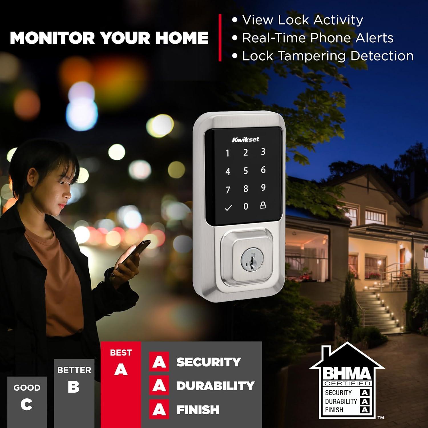 Kwikset Halo Touchscreen Wi-Fi Smart Lock in SN