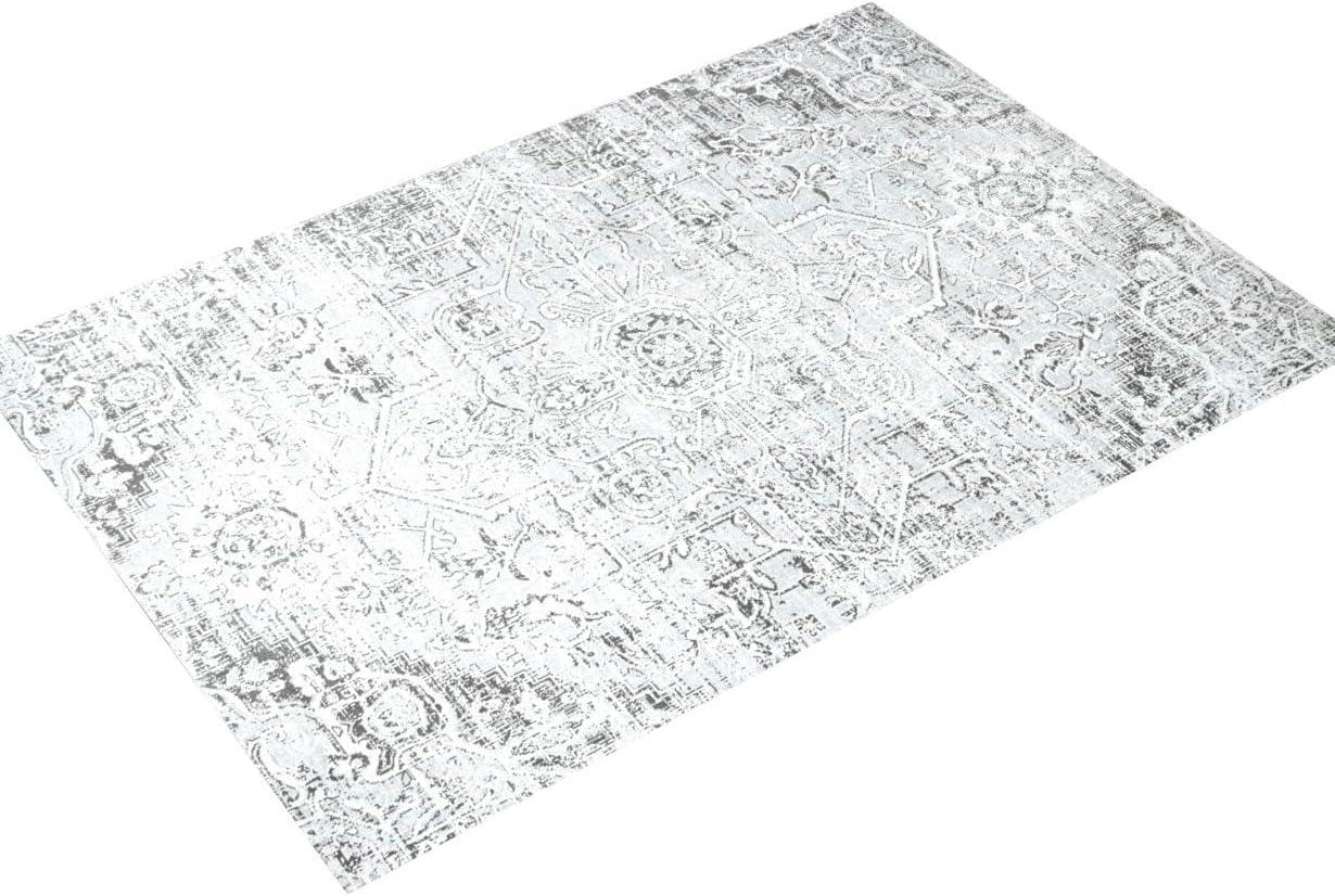 Sofia Fleur 7'9" x 10'2" Outdoor Patio Rug Gray - Nicole Miller