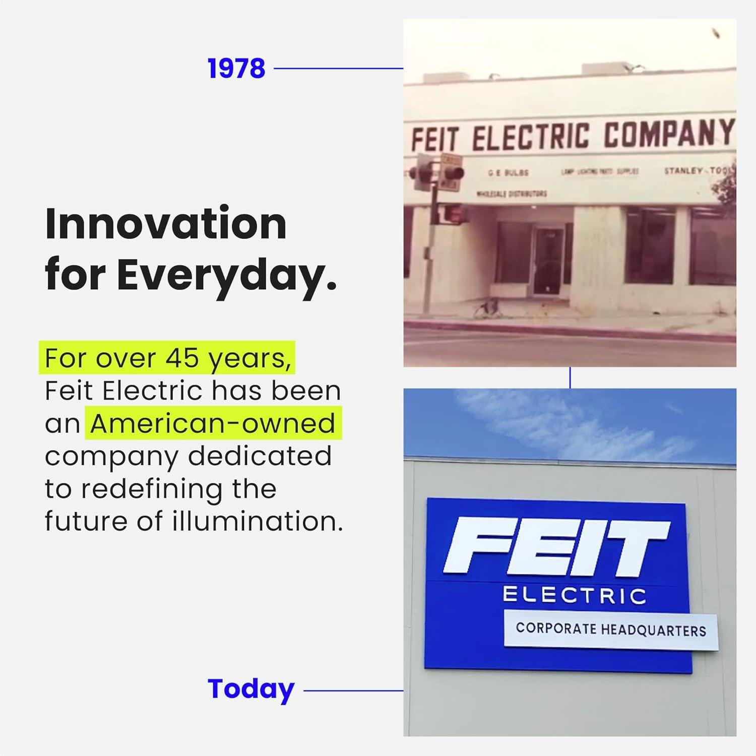 Feit Electric Performance BR40 E26 (Medium) LED Bulb Soft White 65 Watt Equivalence 2 pk