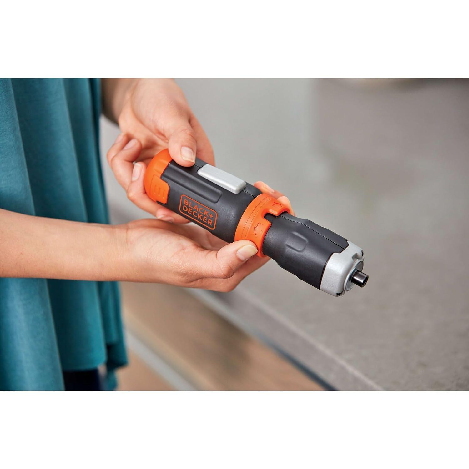 BLACK+DECKER 6V Alkaline Screwdriver, Bcf601Aa