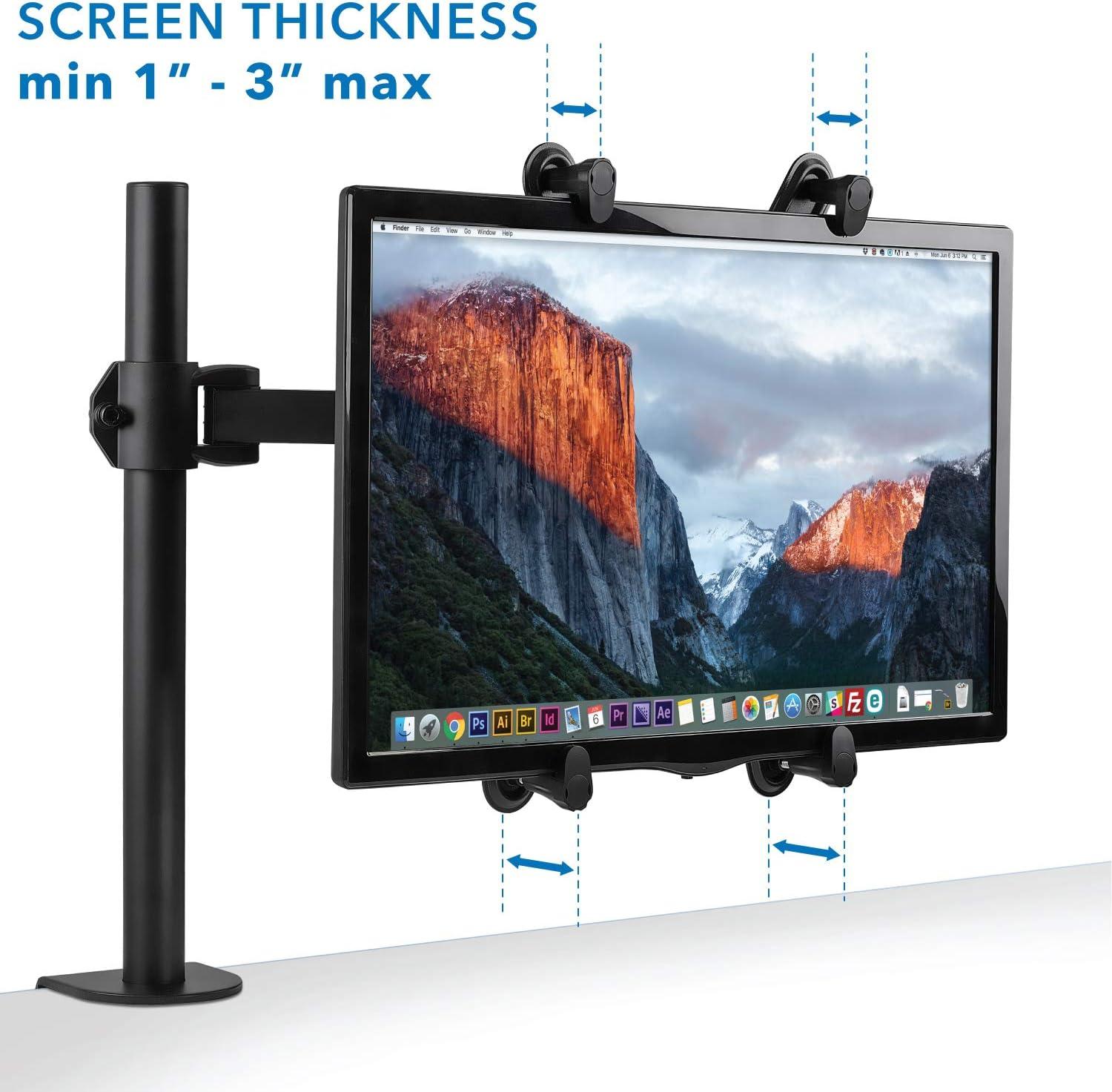 Mount-It! VESA Mount Adapter Mounting Kit for Non-VESA HP ACER Samsung DELL Asus Monitors 13" to 27"