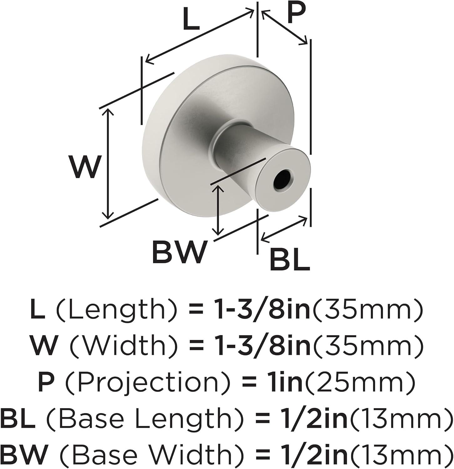 Mergence 1 3/8" Diameter Round Knob