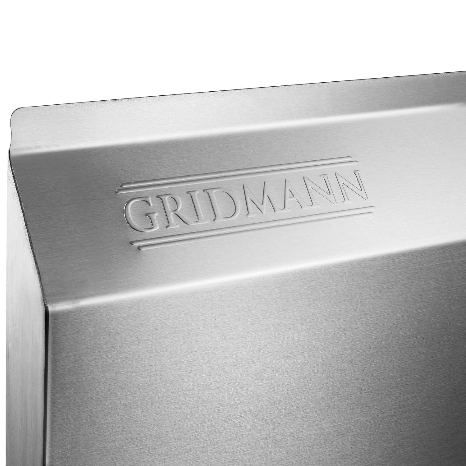 NSF Stainless Steel 2 Compartment Prep Sink By GRIDMANN