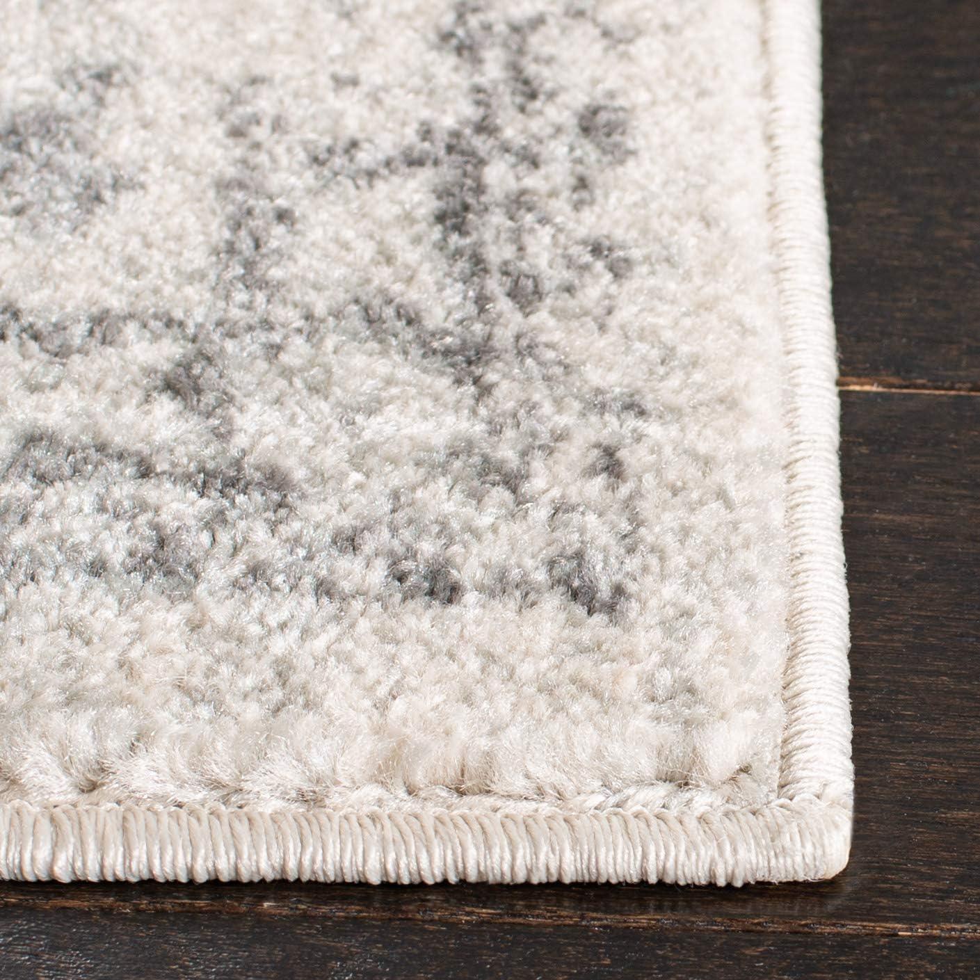 SAFAVIEH Evoke Trena Floral Area Rug, Ivory/Grey, 9' x 12'
