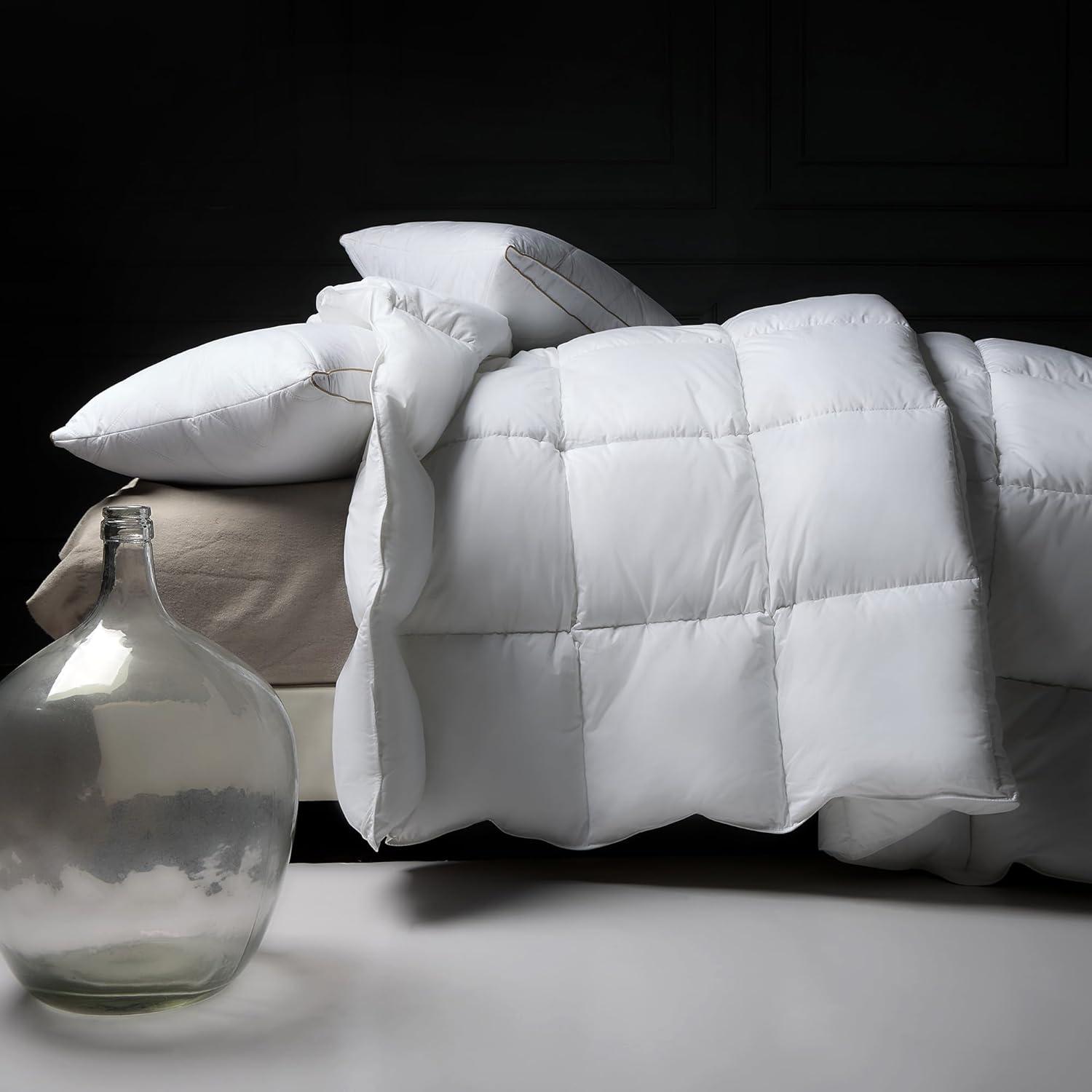 Peace Nest 600 Fill Power Goose Down and Feather All Season Comforter Duvet Insert