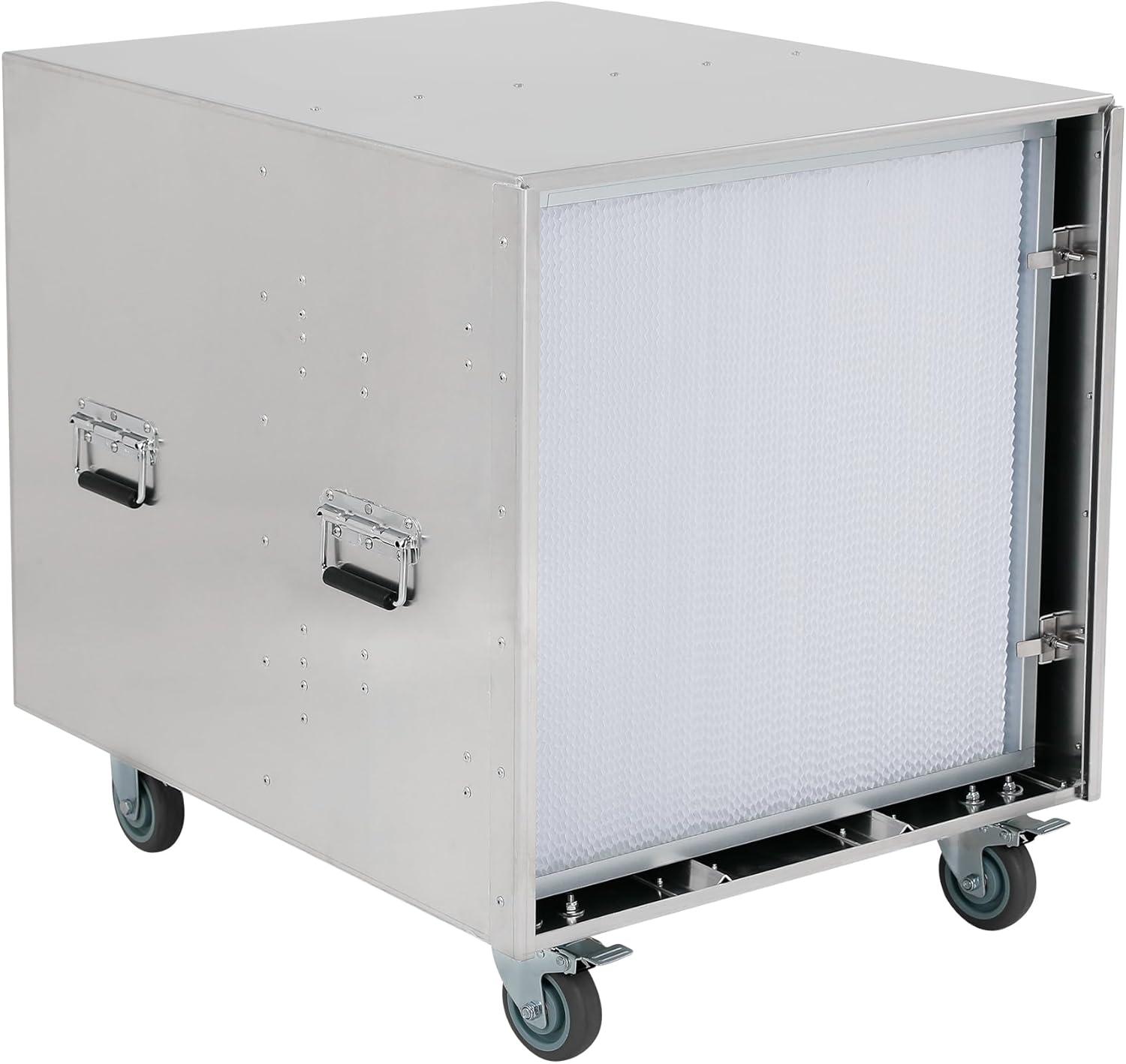 MOUNTO HEPA Filter Replacement for 2000CFM Air Scrubber HEPA2000 (1 Pack), True HEPA Filter Replacement for MOUNTO 2000CFM Air Scrubber, 24x24x11.5 Inch, Aluminum Frame, 2000CFM High Air Flow
